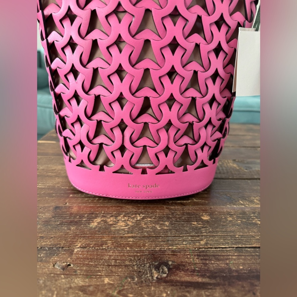 NWT Kate Spade Dorie small bucket bag in Hibiscus Tea - Picture 13 of 14